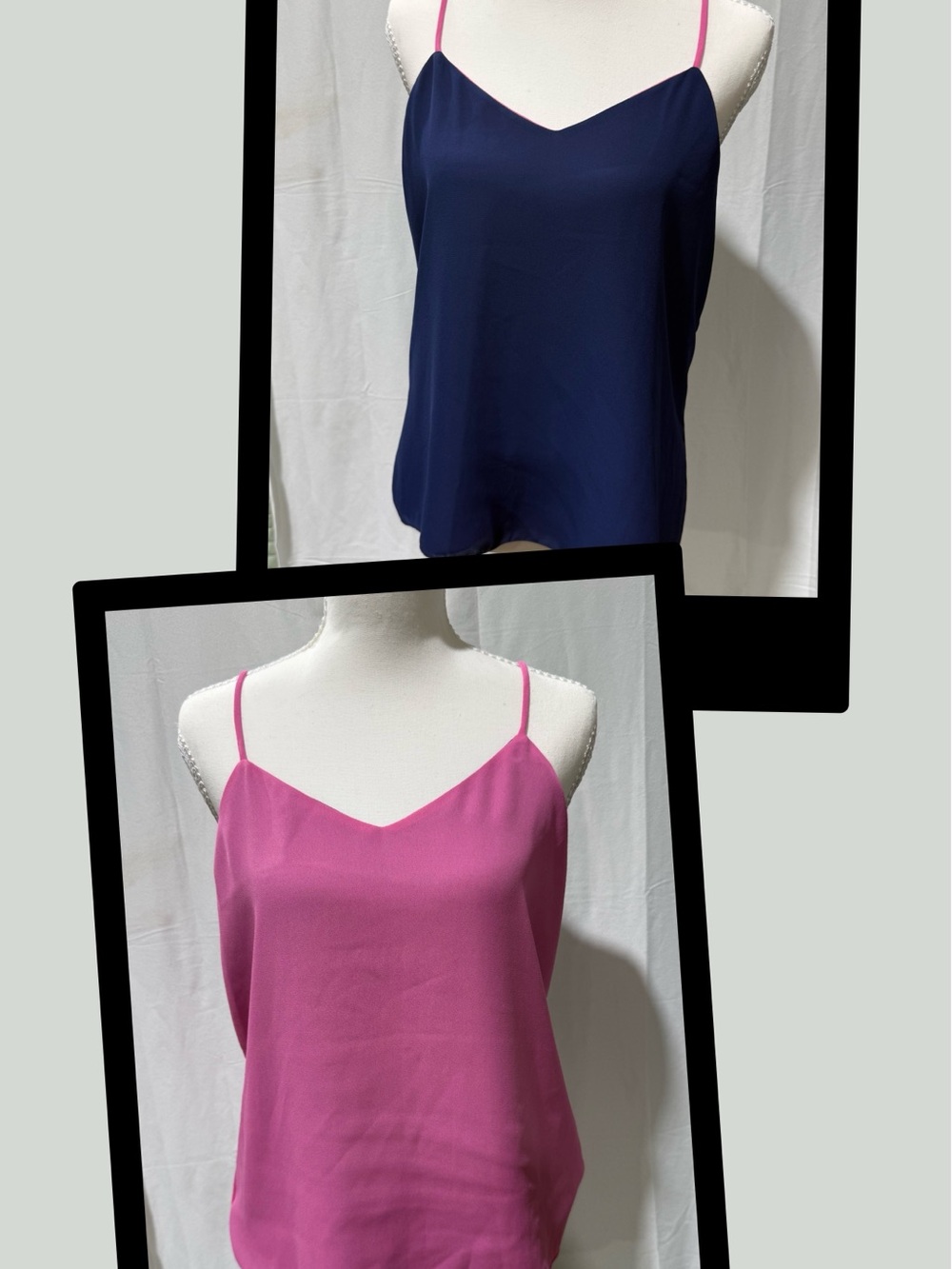 Candie's Double-Sided Cami in Navy & Pink